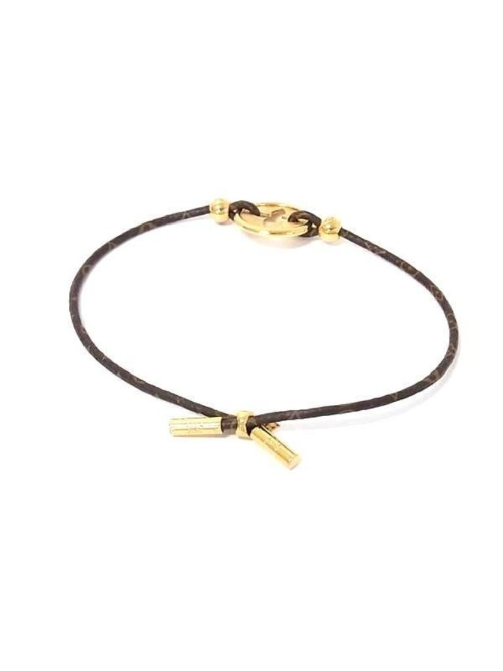 Louis Vuitton Bracelet Baby Flower Brown Gold Monogram - Picture 3 of 3